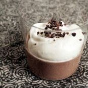 Milk Chocolate Panna Cotta with Cocoa Nibs