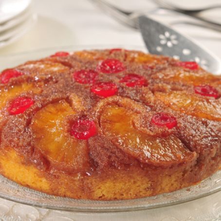 Cinnamon Pineapple Upside-Down Cake