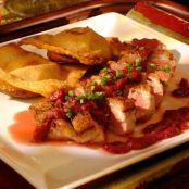 Seared Duck Breast with Yam Ravioli