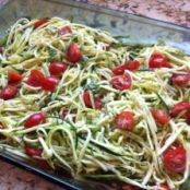 Summer Squash Caprese Noodles Salad