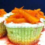 Green Tea Cheesecake Cookie Cupcakes