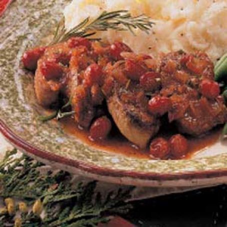 Cranberry Pork Medallions Recipe