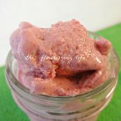 ice cream - almond butter and jelly ice cream