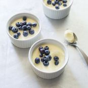 Lemon Posset with Berries