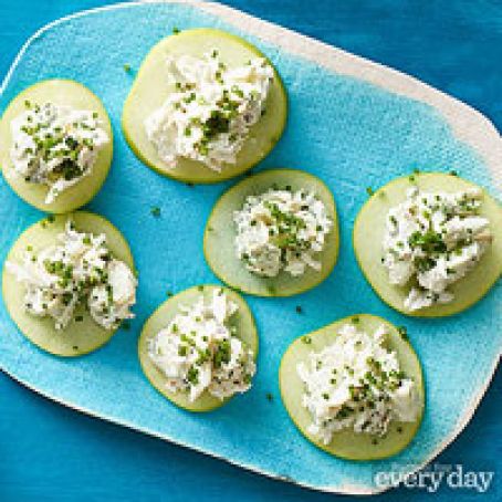 Apple & Crab Canapes