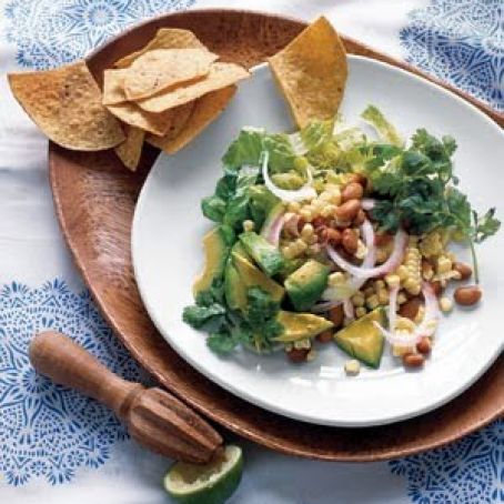 Cool Southwestern Salad With Corn & Avocado