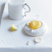 Pavlovas with Passion Fruit Curd