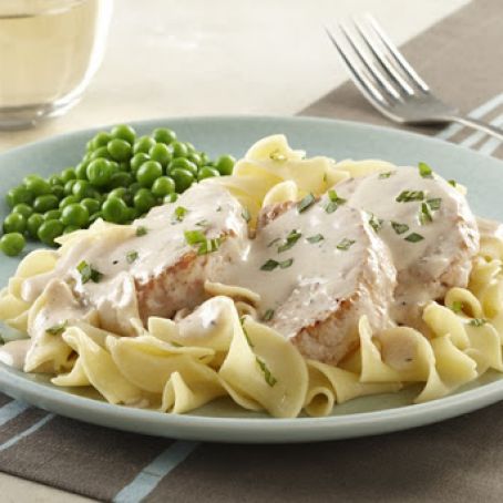 Pork Medallions Alfredo