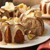 One-Bowl Apple-Spice Bundt Butterscotch Glaze with Butterscotch Glaze