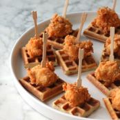 Mini Waffles & Chicken