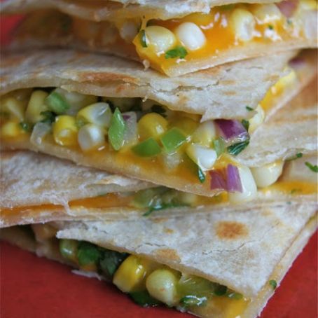 Sweet Corn Quesadillas