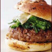 Sausage and Broccoli Rabe Burgers