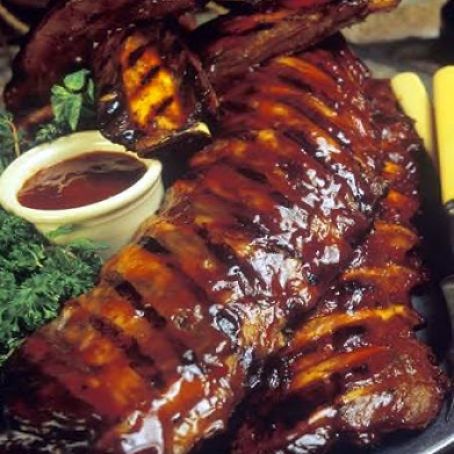 Fall-off-the-bone bbq Ribs