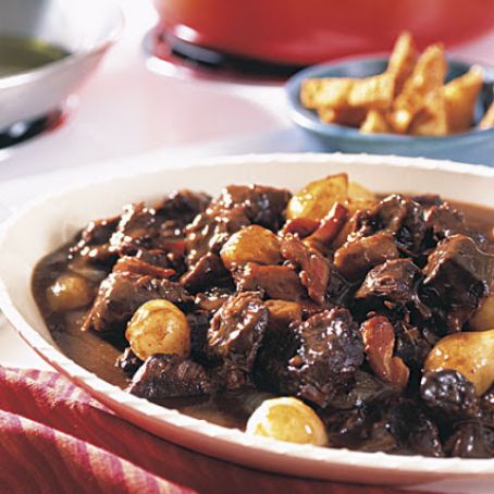 Boeuf Bourguignon for Slow Cooker