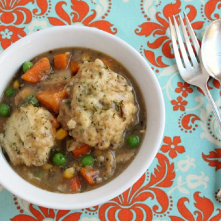 Veggie Dumpling Stew