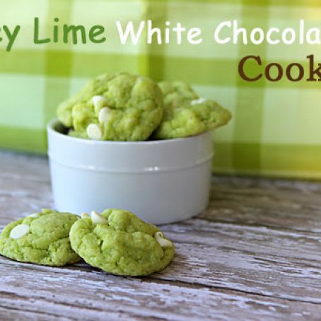Key Lime White Chocolate Cookies