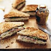 Turkey, Cheddar, and Green-Apple Sandwich