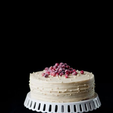 White Chocolate Cranberry Cake