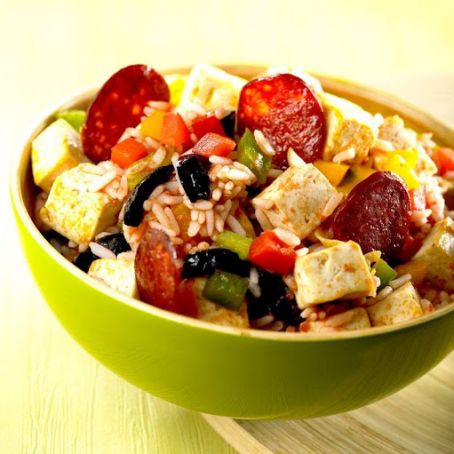 Spanish-style ActiFry Tofu