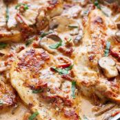 Creamy Sun Dried Tomato Parmesan Chicken (No Cream)
