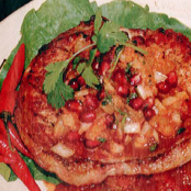 Cayenne-Pomegranate-Pineapple Chutney Pork Chops