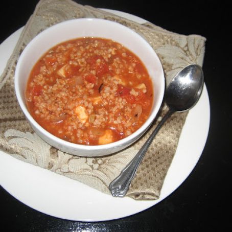Chicken Tomato Rice Soup Recipe