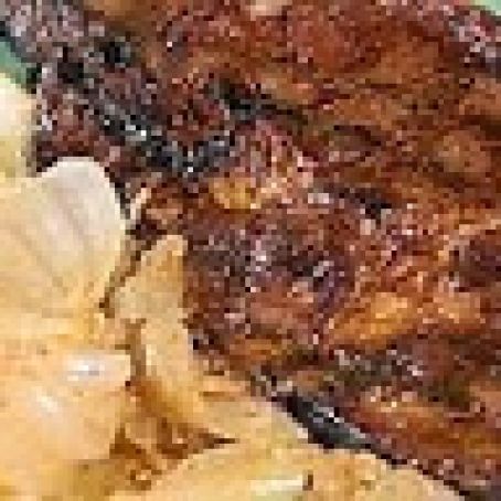 Rib-Eye Steak with Vidalia Onions