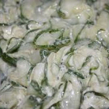 Creamed Cucumbers