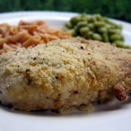Garlic Chicken Baked with Cheddar Thyme Crust