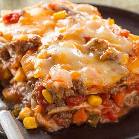 Layered Burrito Bake