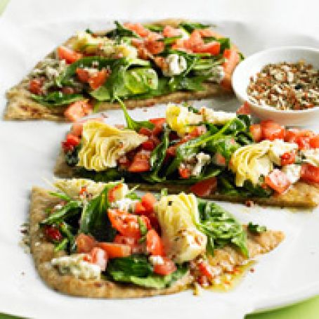 Grilled Artichoke Flatbread