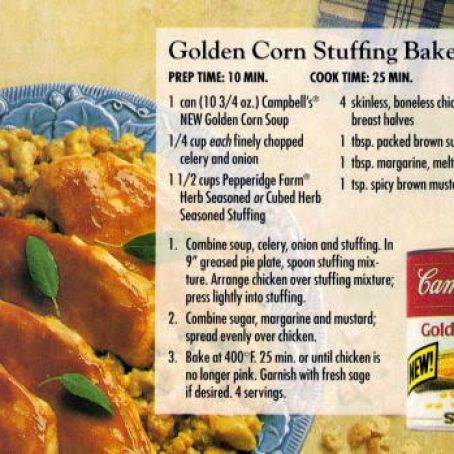 Golden Corn Stuffing Bake