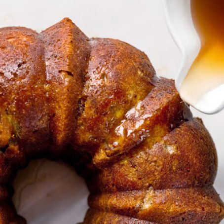 Apple Bourbon Bundt Cake