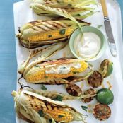 Grilled Corn on the Cob w/Chile & Lime
