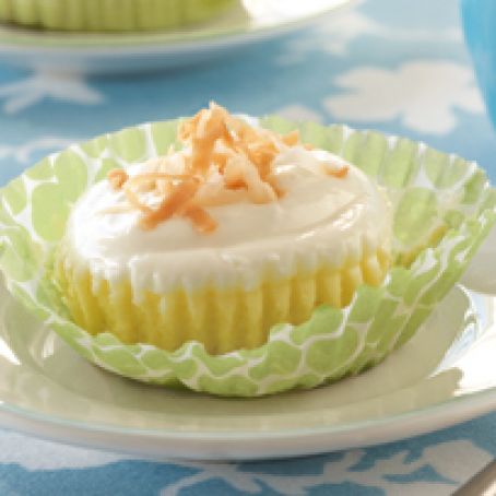 Coconut Cream Mini Cheesecakes
