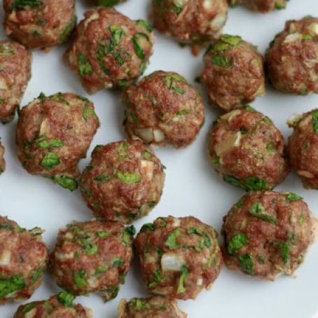 Spinach Cilantro Meatballs