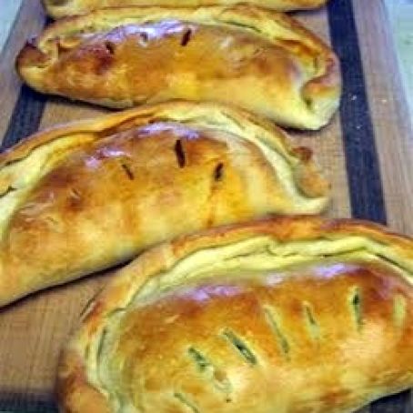 Spinach and Three Cheese Calzone