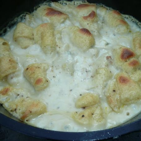 Chicken Stuffed Croissant Bake