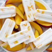 Coconut-Mango White Rum Pops