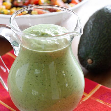 Zesty Avocado Cilantro Buttermilk Dressing