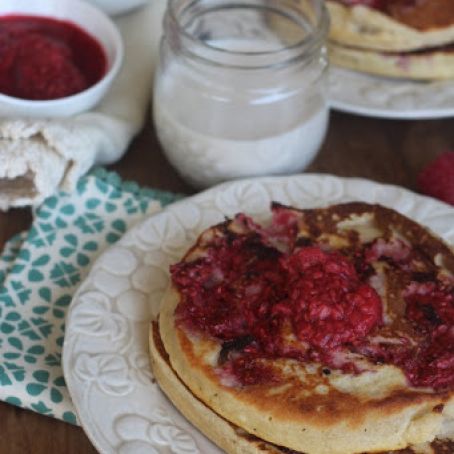 Lemon Raspberry Pancakes