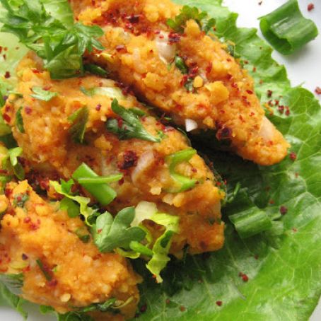 Red Lentil Kofte / Mercimek Köftesi