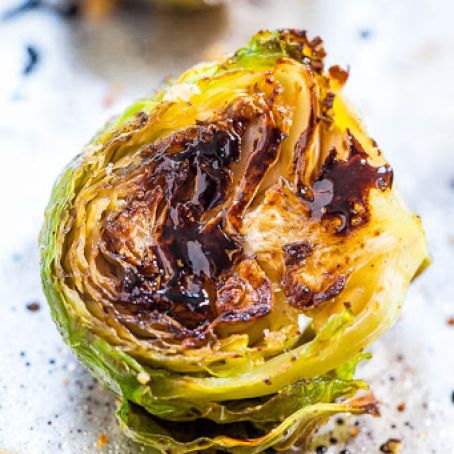 Balsamic Roasted Brussels Sprouts