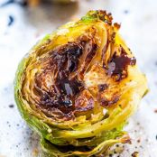 Balsamic Roasted Brussels Sprouts