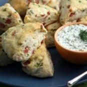 Ham and Scallion Scones