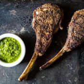 Szechuan Lambypops with Cilantro Chimichurri