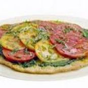 Heirloom Tomato and Basil Tart