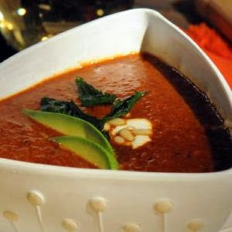 Crema de chile ancho