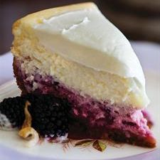 Lemon Blackberry Cheesecake