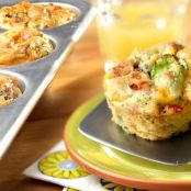Mini Cheddar, Broccoli & Bacon Quiches